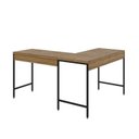 Ver imagem 6 de Escrivaninha Mesa Escritório em L Estilo Active 120cm Industrial Yescasa Preto