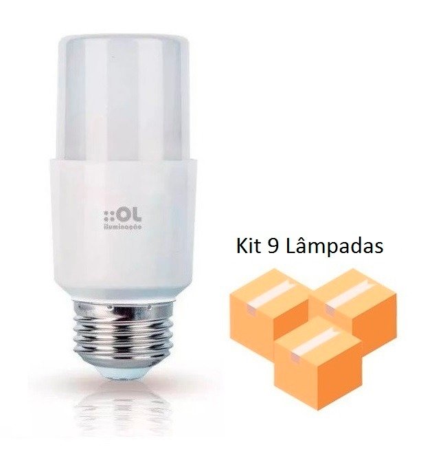 Kit 9 Lâmpadas Compacta Led 4,8W 6500K - OL - 1