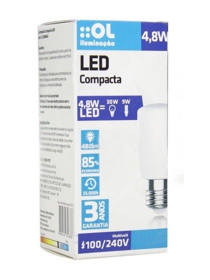 Kit 9 Lâmpadas Compacta Led 4,8W 6500K - OL - 4