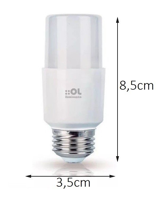 Kit 9 Lâmpadas Compacta Led 4,8W 6500K - OL - 3