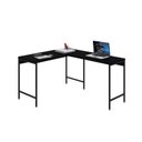 Ver imagem 4 de Escrivaninha Mesa Escritório em L Estilo Active 120cm Industrial Yescasa Preto