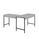 Ver imagem 6 de Escrivaninha Mesa Escritório em L Estilo Active 120cm Industrial Yescasa Branco