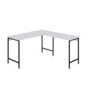 Ver imagem 2 de Escrivaninha Mesa Escritório em L Estilo Active 135cm Industrial Yescasa Branco