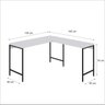 Escrivaninha Mesa Escritório em L Estilo Industrial 135x140cm Active - 3