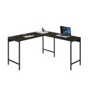 Ver imagem 4 de Escrivaninha Mesa Escritório em L Estilo Active 135cm Industrial Yescasa Marrom