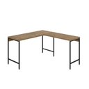 Ver imagem 2 de Escrivaninha Mesa Escritório em L Estilo Active 135cm Industrial Yescasa Preto