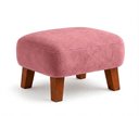 Ver imagem 7 de Poltrona Amamentação Soft Suede Base Balanço com Puff:Rosa