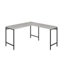 Ver imagem 2 de Escrivaninha Mesa Escritório em L Estilo Active 135cm Industrial Yescasa Branco
