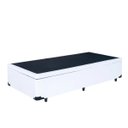 Ver imagem 3 de Cama Box Baú Solteiro Conforto Sintético Branco + Colchão Solteiro Conforto Espuma D33 28x88x188