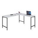Ver imagem 4 de Escrivaninha Mesa Escritório em L Estilo Active 150cm Industrial Yescasa Branco