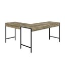 Ver imagem 6 de Escrivaninha Mesa Escritório em L Estilo Industrial 150x140cm Active