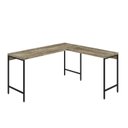 Ver imagem 2 de Escrivaninha Mesa Escritório em L Estilo Active 150cm Industrial Yescasa Marrom