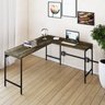 Escrivaninha Mesa Escritório em L Estilo Industrial 150x140cm Active - 1