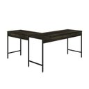 Ver imagem 6 de Escrivaninha Mesa Escritório em L Estilo Industrial 150x140cm Active