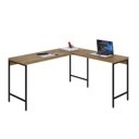 Ver imagem 4 de Escrivaninha Mesa Escritório em L Estilo Active 150cm Industrial Yescasa Preto