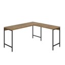 Ver imagem 2 de Escrivaninha Mesa Escritório em L Estilo Active 150cm Industrial Yescasa Preto