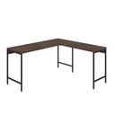 Ver imagem 2 de Escrivaninha Mesa Escritório em L Estilo Active 150cm Industrial Yescasa Marrom