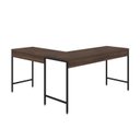 Ver imagem 6 de Escrivaninha Mesa Escritório em L Estilo Active 150cm Industrial Yescasa Marrom