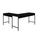 Ver imagem 5 de Escrivaninha Mesa Escritório em L Estilo Active 150cm Industrial Yescasa Preto