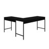 Escrivaninha Mesa Escritório em L Estilo Industrial 150x140cm Active - 5
