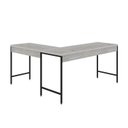 Ver imagem 6 de Escrivaninha Mesa Escritório em L Estilo Industrial 150x140cm Active