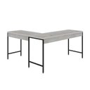 Ver imagem 6 de Escrivaninha Mesa Escritório em L Estilo Active 150cm Industrial Yescasa Branco
