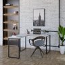 Escrivaninha Mesa Escritório em L Estilo Industrial 120x150cm Kuadra - 1