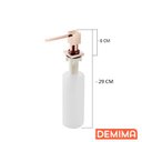 Ver imagem 2 de Dispenser Detergente Embutir Quadrado Rose Gold Inox 304 Demima
