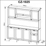 Cozinha Compacta 7 Portas 1 Gaveta CZ1025 Yescasa - 7