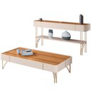 Ver imagem 1 de Kit Aparador La Vie com Mesa de Centro Harmony B01 Off White Cinamomo