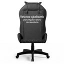 Ver imagem 6 de Cadeira Gamer Speed Ergonômica Reclinável Giratória Escritório Home Office Preto e Dourado
