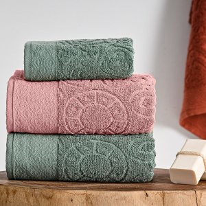 1 Toalha Rosto Macia 450g/m2 Grossa Absorvent 50x80 Med Ro