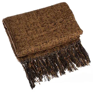 Manta Chenile 1.80x1.20 - Marrom Chocolate