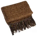 Ver imagem 1 de Manta para Sofá Peseira em Chenile 1.80x1.20m - Marrom Chocolate