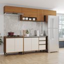 Ver imagem 1 de Cozinha Modulada Compacta 5 Peças com Aéreo com Nicho Venaly
