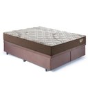Ver imagem 4 de Base Box Baú Bipartido Casal 138x188 Suede  com Colchão Relax Adorabile Molas Ensacadas