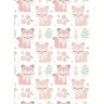 Papel de Parede Infantil Raposas Fofas - 2