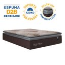 Ver imagem 5 de Cama Box Baú com Colchão de Espuma Mega Pillow Casal 138cm