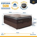 Ver imagem 6 de Cama Box Baú com Colchão de Espuma Mega Pillow Casal 138cm