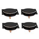 Ver imagem 1 de Kit C/4 Ralo Inox para Piso Click 10x10 Cm Preto Fosco