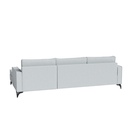Ver imagem 3 de Sofá 3 Lugares Living Fixo Viena com Chaise 2,40m em Bouclé:cinza Claro