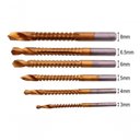 Ver imagem 3 de Kit 6 Brocas Espiral Corte Lateral 3-4-5-6-6,5-8mm