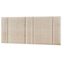 Ver imagem 1 de Cabeceira Estofada Iluminação Led Glow Cama Queen Size 160cm Linho Bege