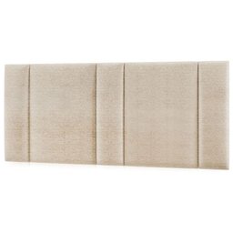 Cabeceira Estofada Iluminação Led Glow Cama Queen Size 160cm Linho Bege - 1