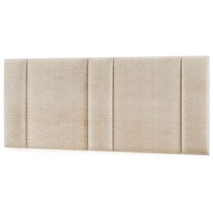 Cabeceira Estofada Iluminação Led Glow Cama Queen Size 160cm Linho Bege