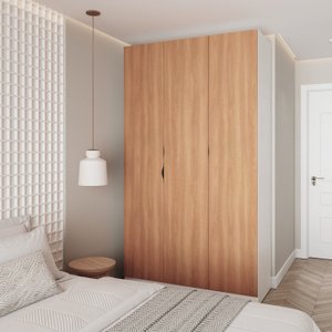 Guarda Roupa Modulado 3 Portas com Cabideiro Hera CabeCasa MadeiraOriginals