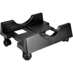 Suporte para Cpu Preto C/ Rodas Masticmol - 1