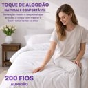Ver imagem 4 de Capa de Edredom Duvet Casal, Hotel Algodão 200 Fios, Branca