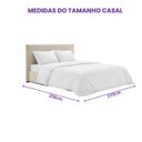 Ver imagem 2 de Capa de Edredom Duvet Casal, Hotel Algodão 200 Fios, Branca