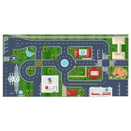 Conjunto De Pistas Brinquedos Tapete Lúdico 4 Unidades - 2